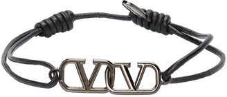 Valentino Garavani Garavani Black Garavani VLogo Bracelet