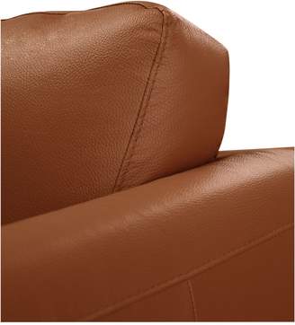 Argos Home Jackson Leather Cuddle Chair