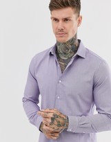 Thumbnail for your product : Topman grid check shirt in pink