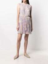 Thumbnail for your product : Emilio Pucci Vortici plissé mini dress