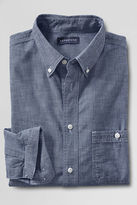 Thumbnail for your product : Lands' End Men's Long Sleeve Buttondown Chambray Shirt