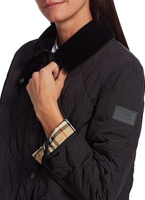Burberry cotswold boxy quilted logo jacket Clearance
