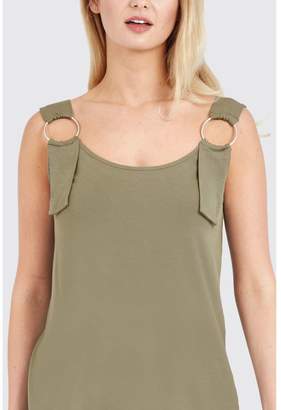 Select Fashion Fashion Women's Metal Ring Vest Tops - size 6