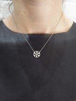 Thumbnail for your product : Cathy Waterman Geo Reverso Necklace - Platinum