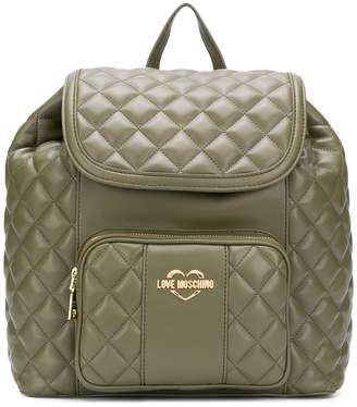 Love Moschino quilted backpack