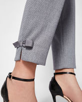 Thumbnail for your product : Ted Baker Bow detail textured pants