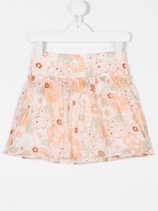 Chloé Children Floral Print Skirt