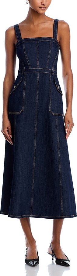 Cinq à Sept Malani Denim Midi Dress