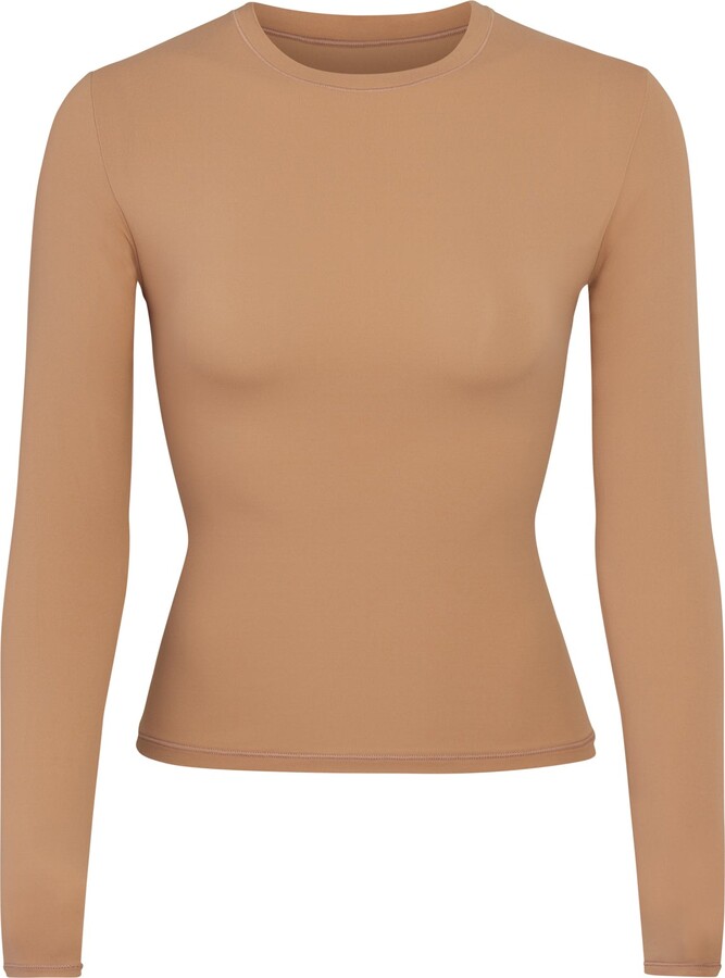 long sleeve shirt tan