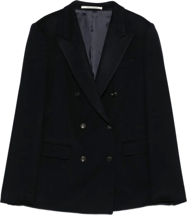 Tagliatore Cashmere Double-Breasted Blazer
