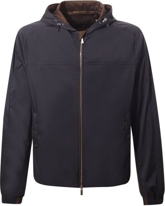 Moorer Zip-Up Hooded Jacket