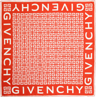 Givenchy 4G Monogram Silk Square Scarf