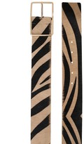 Thumbnail for your product : B-Low the Belt Milla zebra print belt