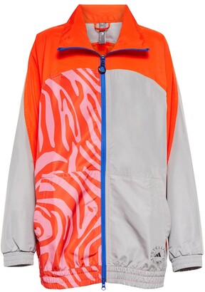 adidas by Stella McCartney Colorblocked technical jacket