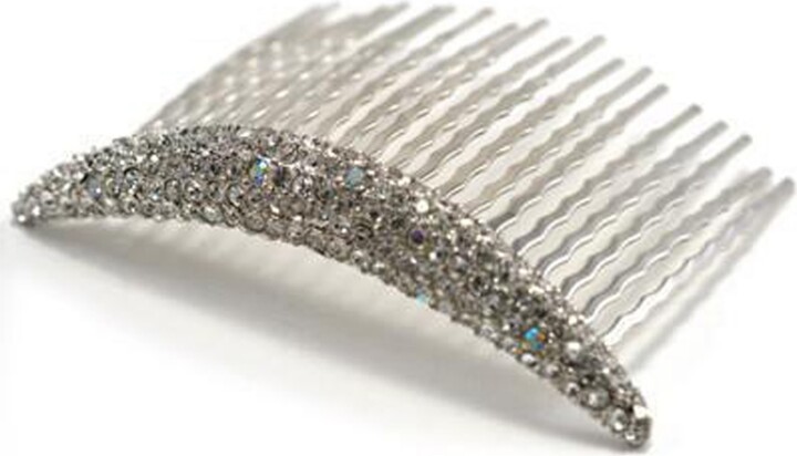 Soho Style Curved Crystal Hair Comb