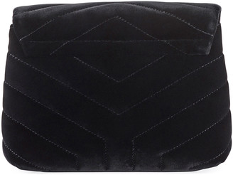 loulou quilted velvet shoulder bag