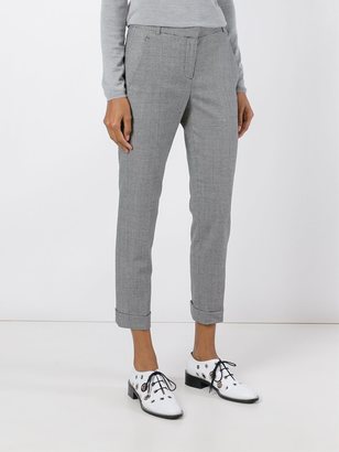 Carven houndstooth cropped trousers
