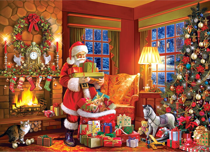 Cra-Z-Art Kodak 1000 Piece Christmas Eve Delivery Interlocking Jigsaw Puzzle