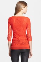Thumbnail for your product : Jean Paul Gaultier Tattoo Lace Tulle Top (Nordstrom Exclusive)