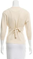 Thumbnail for your product : Valentino Embellished Zip-Up Cardigan