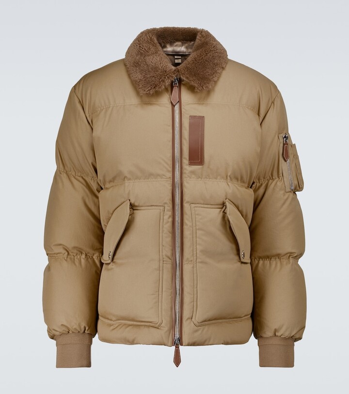 Burberry Stanley down-filled bomber jacket - ShopStyle