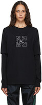Thumbnail for your product : Off-White Black Work Double-Sleeve Long Sleeve T-Shirt