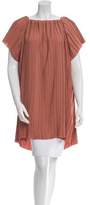 Thumbnail for your product : Adam Lippes Pleated Off-The-Shoulder Tunic w/ Tags