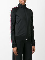 Thumbnail for your product : Givenchy logo panel zipped sweatshirt