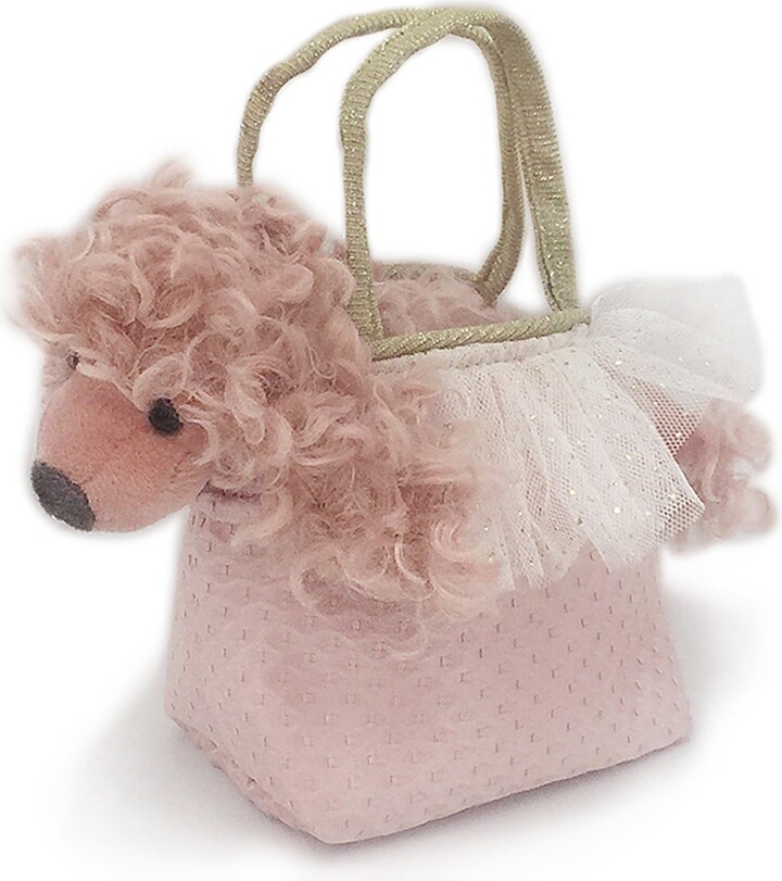 MON AMI Pink Poodle Plush Toy & Purse