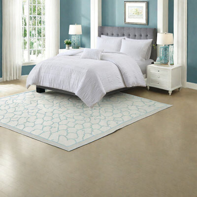 CANJUN Premium Cotton Bedding Sets, Seersucker Texture, Elegant White For Home Comfort