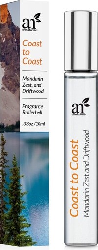 artnaturals artnaturalsRoll-OnPerfume-CoasttoCoast-MandarinZestandDriftwood-0.33floz