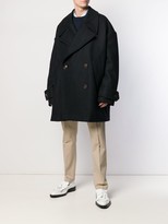 Thumbnail for your product : AMI Paris Oversize Peacoat
