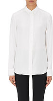 Thumbnail for your product : Barneys New York Women's Silk Button-Front Blouse-White