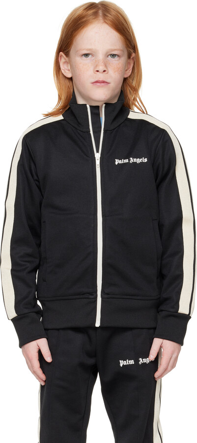 Palm Angels Kids Black Classic Logo Track Jacket