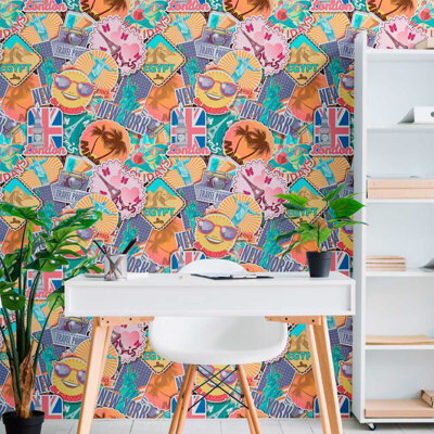 Zoomie Kids Travel Stickers 8.5' L x 24\