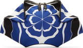 Thumbnail for your product : Alexander McQueen Blue Matisse Print De Manta Large Clutch