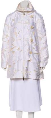 Moncler Hooded Pistache Coat