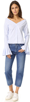 Thumbnail for your product : Jacquemus Flutter Sleeve Blouse