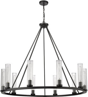 Wade Logan Lorryann 10 - Light Candle Style Classic Chandelier