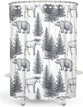 East Urban Home Single Shower Curtain