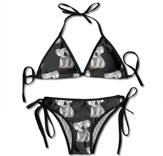 Rtyrtyrty Swimsuit Triangle Bikini Koala Summer Sexy Triangle Thong 2 ...