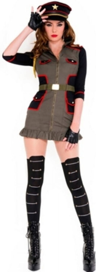 Music Legs Women’s General Curve-A-Geous Costume 70641-XL