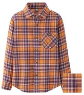 Thumbnail for your product : Uniqlo KIDS Flannel Check Long Sleeve Shirt