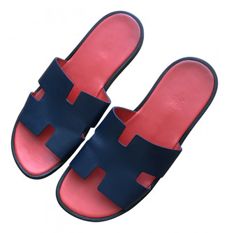 hermes izmir sandals blue