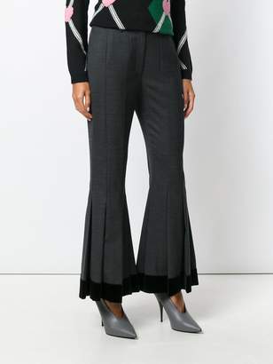 Dolce & Gabbana flared pleated trousers