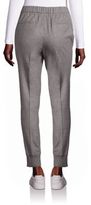 Thumbnail for your product : Peserico Blended Virgin Wool Pants with Ribbed Cuffs