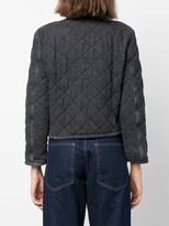 Thumbnail for your product : BA&SH Washed-Effect Quilted Denim Jacket