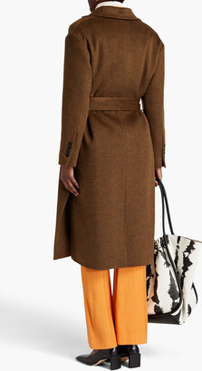 Proenza Schouler Belted brushed wool-blend felt coat