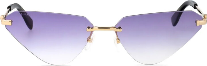 DSQUARED2 Geometric-Frame Sunglasses
