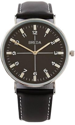 Frank and Oak Breda Watch - Belmont in Black & Silver